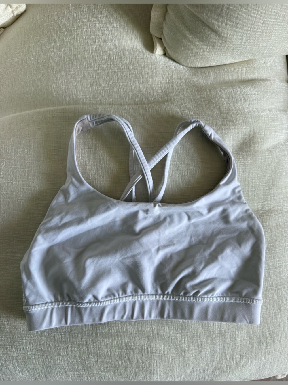 Lululemon White Energy Sports Bra